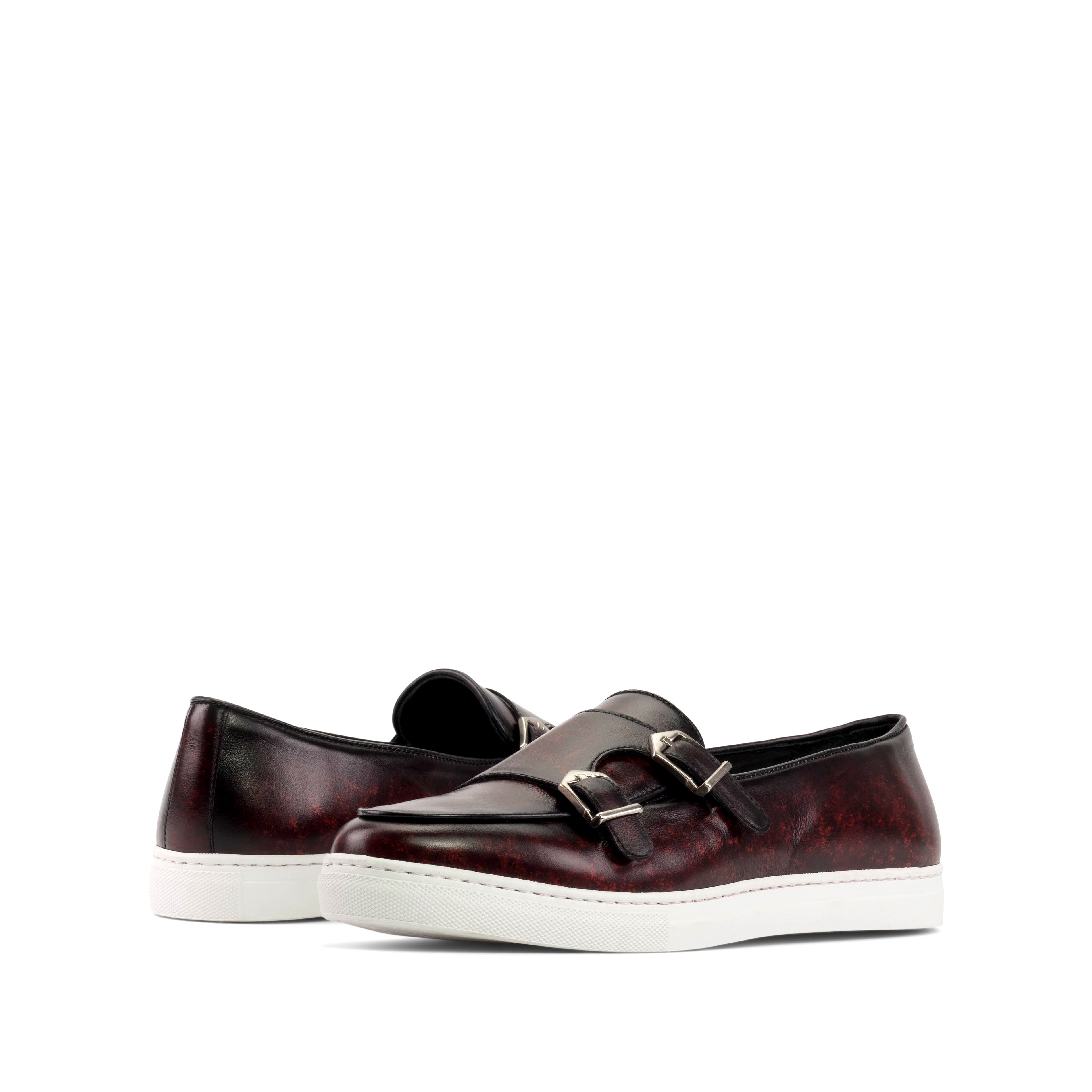 The Sunday Best Street Sneaker (Burgundy/White Rubber Sole)