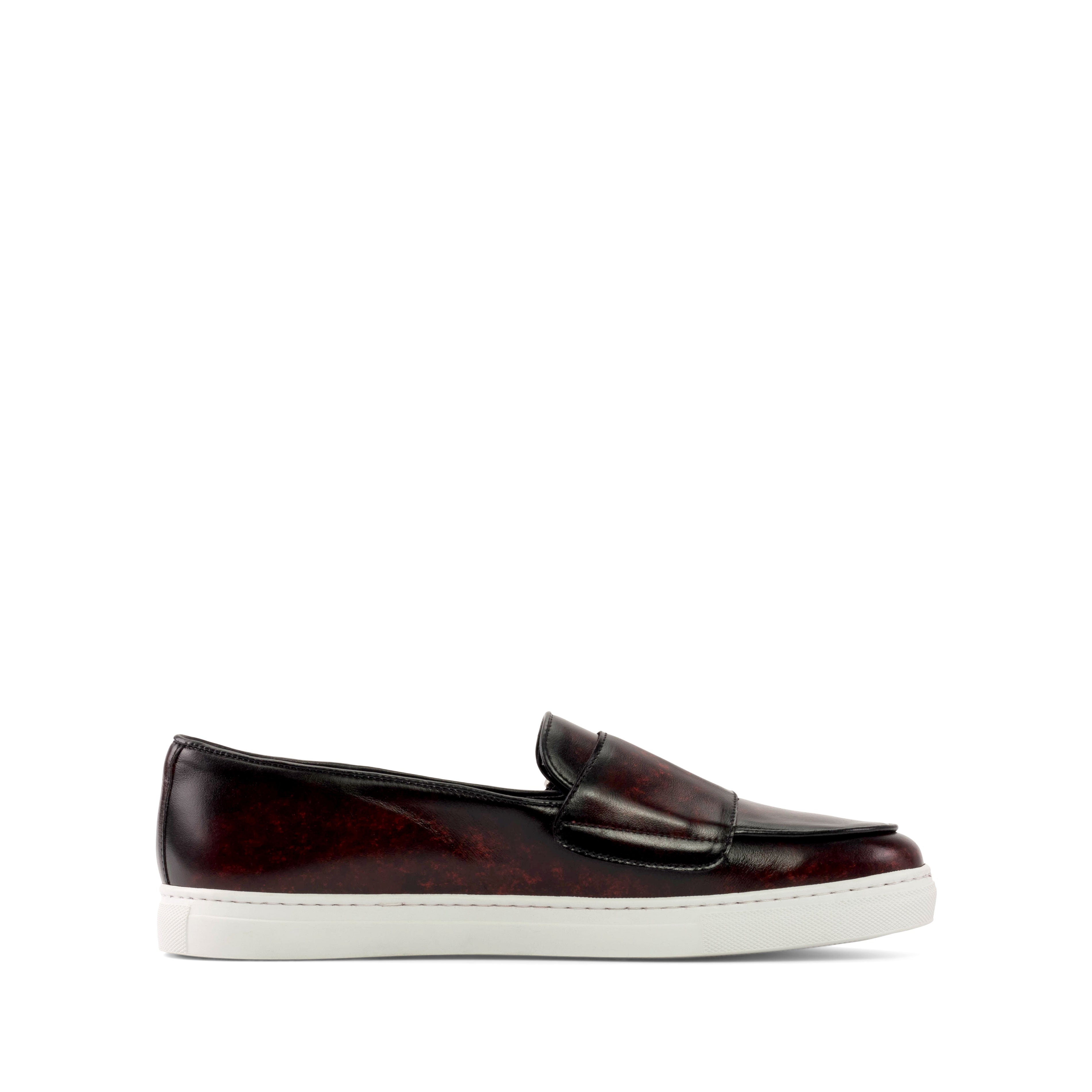 The Sunday Best Street Sneaker (Burgundy/White Rubber Sole)