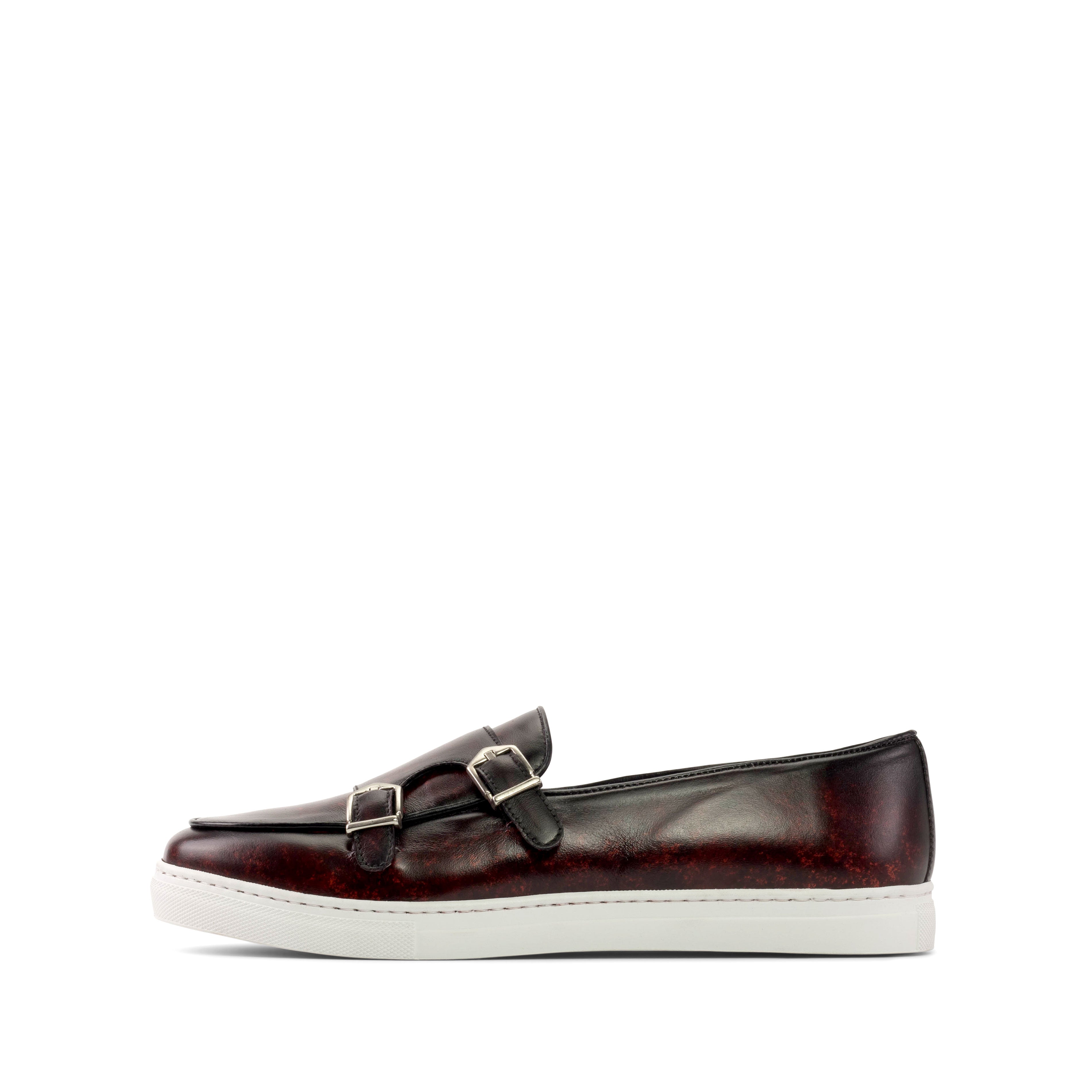 The Sunday Best Street Sneaker (Burgundy/White Rubber Sole)