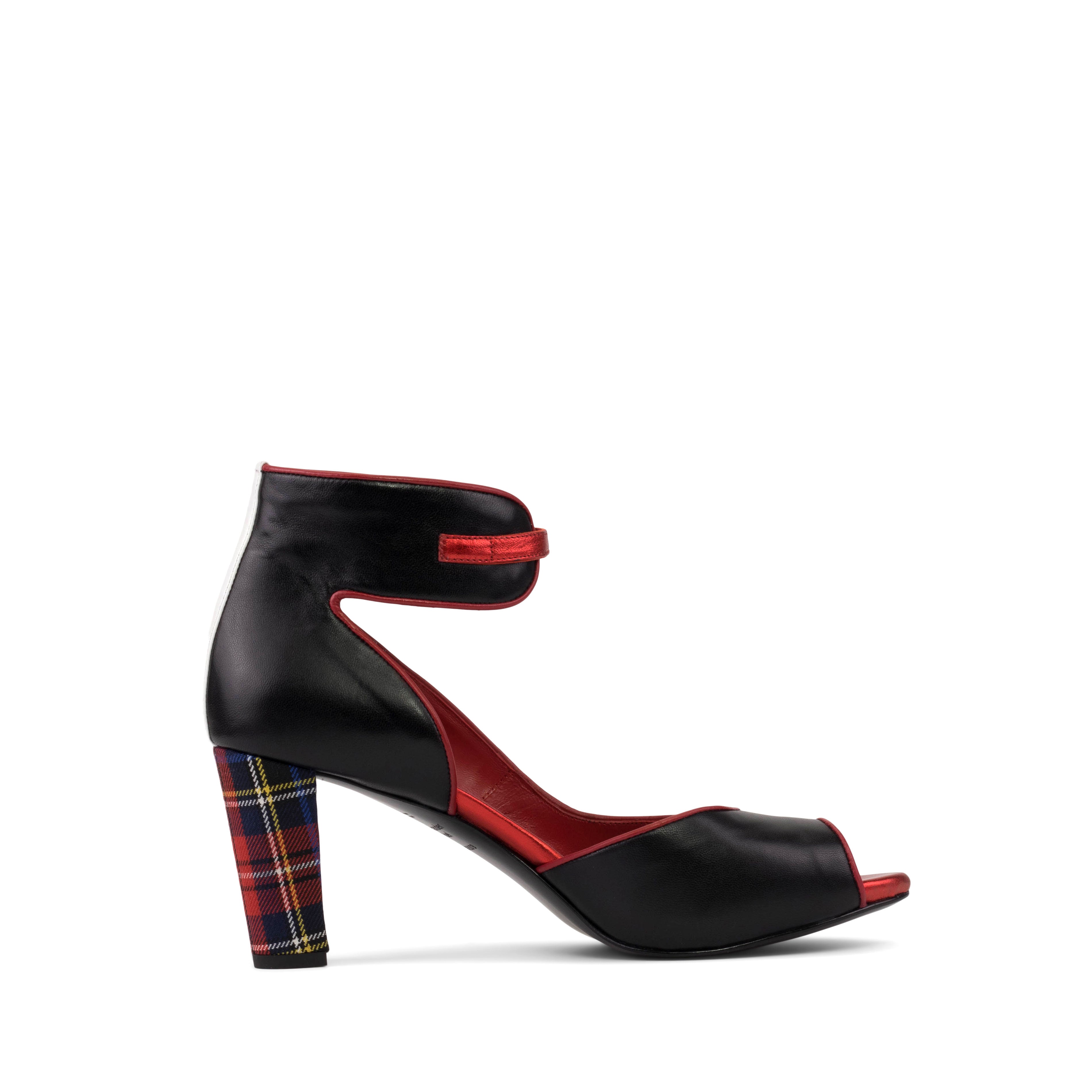 Eivissa (Black with Plaid)